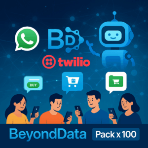 Robot Twilio de Whatsapp Pack 100 mensajes