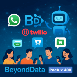 Robot Twilio de Whatsapp Pack 400 mensajes